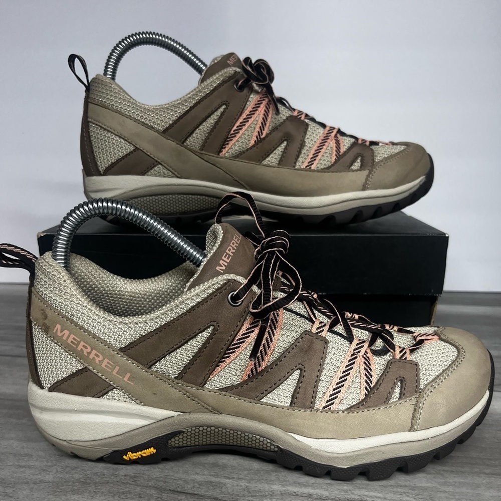 Merrell Siren Sport 3 Hiking Shoes Womens 8 Wide Rock Sneaker Vibram great tread